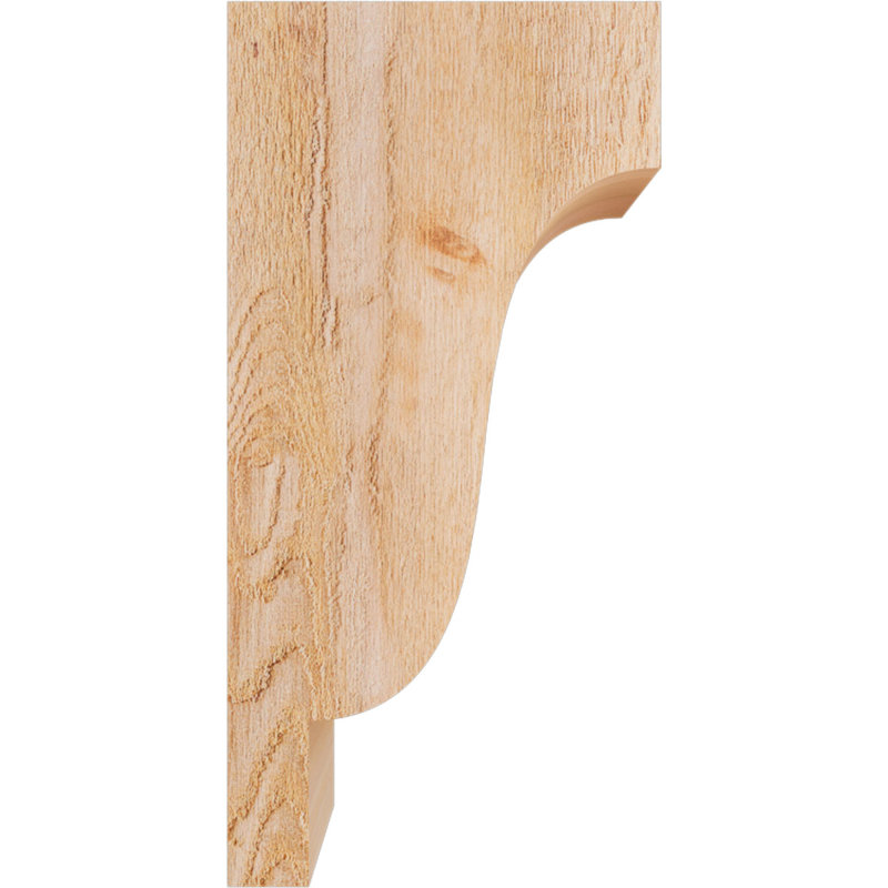 Newport Corbel, H 24 po x l 6 po x P 12 po, Cèdre rouge, Sciage brut