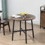 Ajani Round Metal Base Dining Table