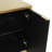 Wooden 1 Shelf and 3 Doors Room Cabinet with Mirrored Front-323362523