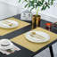 Ensemble de napperons élégants rectangulaires en PVC avec résistance à la chaleur pour une table de salle à manger élégante et un décor de Noël-1332648932
