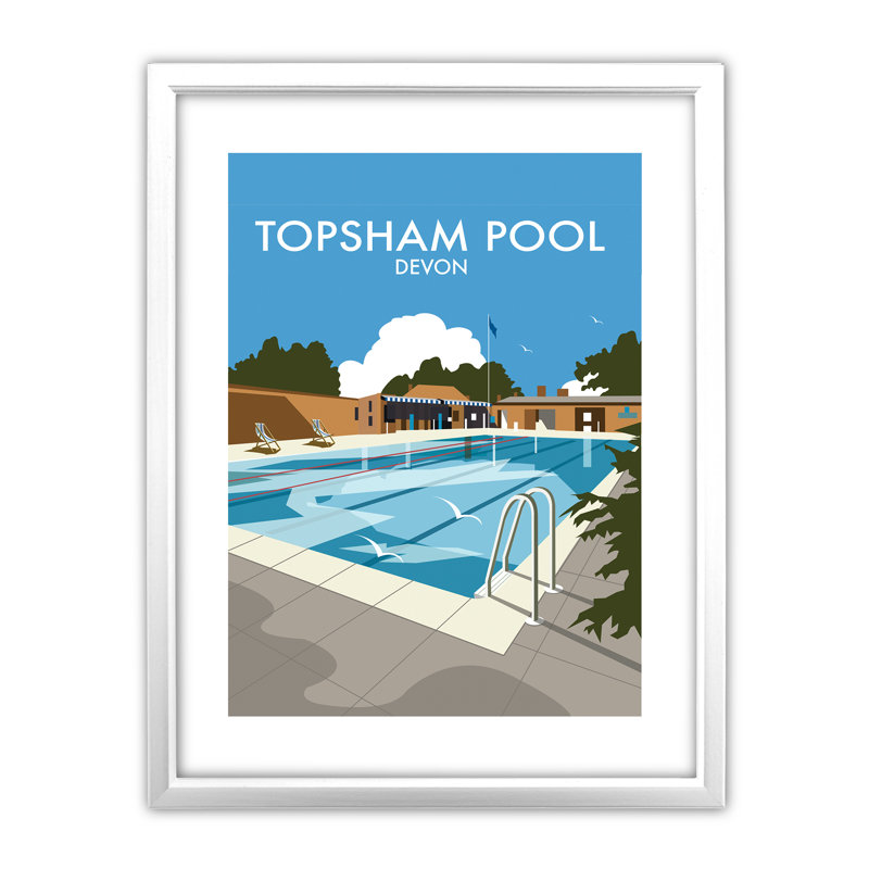 Dave Thompson - Single Picture Frame Print on Canvas, White