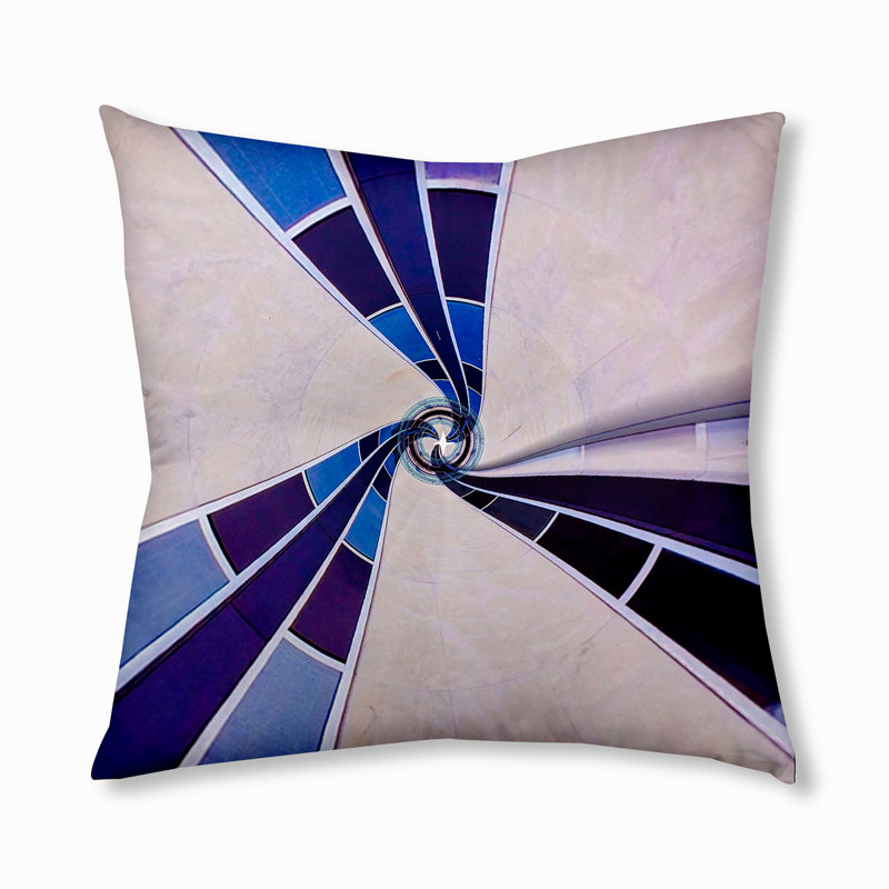 159_Oreiller de sol touffeté en mosaïque bohémienne et éclectique, 30 po x 30 po