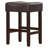 26.75" Backless Leather Counter Height Barstool