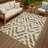 Machine Washable Indoor/Outdoor Chantille ACN2453 Tribal Rug-1207110204-1207110203