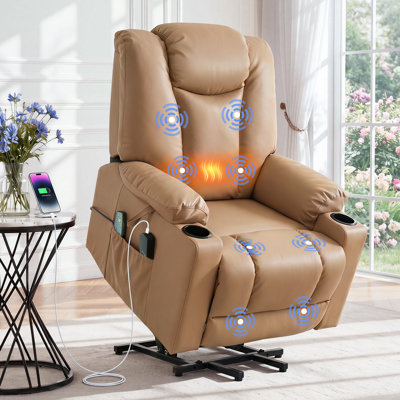 Upholstered Lift Assist Recliner