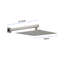 Pomme de douche murale 12 pouces-125428172