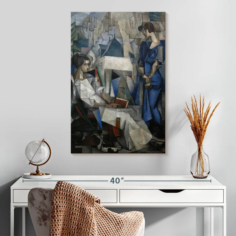 Portrait de deux femmes Avery, H 30 po x l 20 po