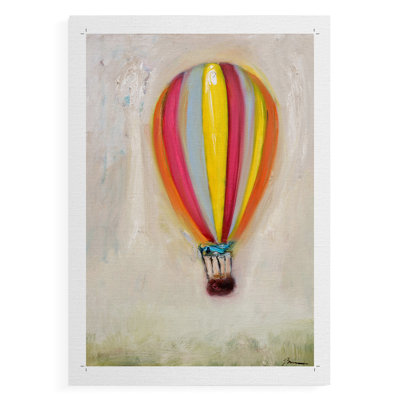 Lucky Hot Air Balloon - Reproduction de toile seulement - NON-CADRE