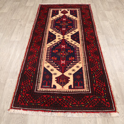 One-of-a-Kind 3'1" X 6'5" Wool Area Rug in