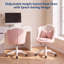Chaise de bureau rembourrée pour enfants, siège de lecture pivotant à hauteur réglable-132923965