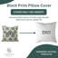 Coussin décoratif décoratif en lin épais épais Fab Divine Accent, (Chahat, brun)-106059008-106059011