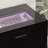 Expandable Makeup Vanity With Glass Display, 8 Drawers And Shelf Storage