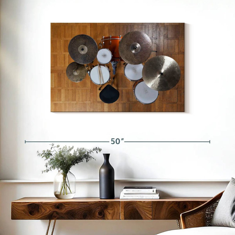 Full Drum Set, 24" H x 36" W