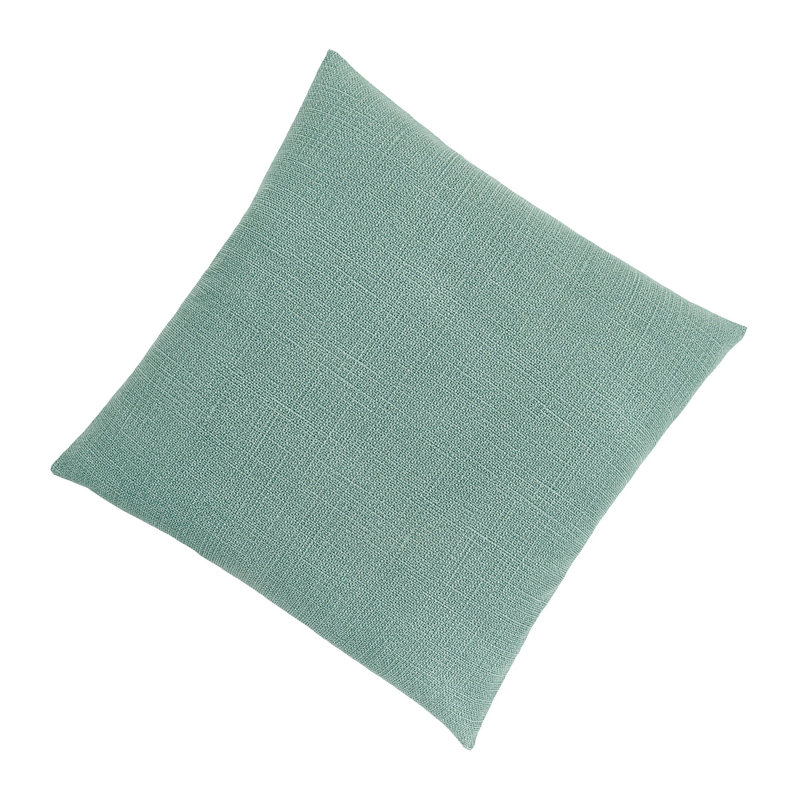 Coussin décoratif Ramo, 18 po, texture brossée, polyester, Vert