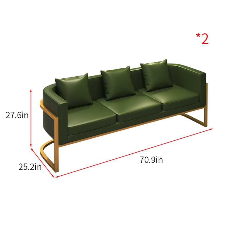 Banc rembourré en similicuir Casual