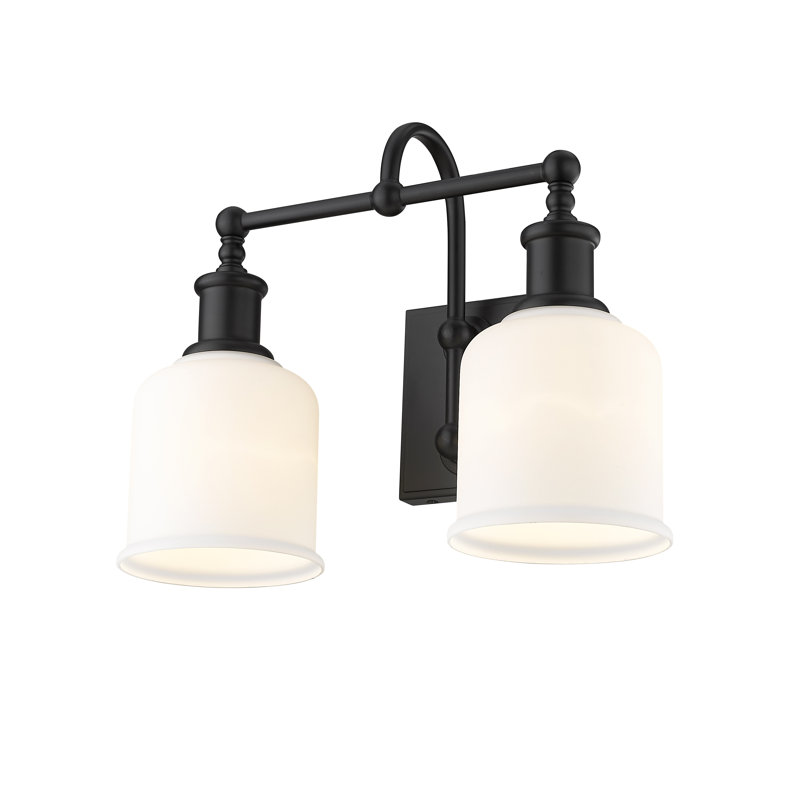 Castagna 2-Light Dimmable Steel Vanity Light