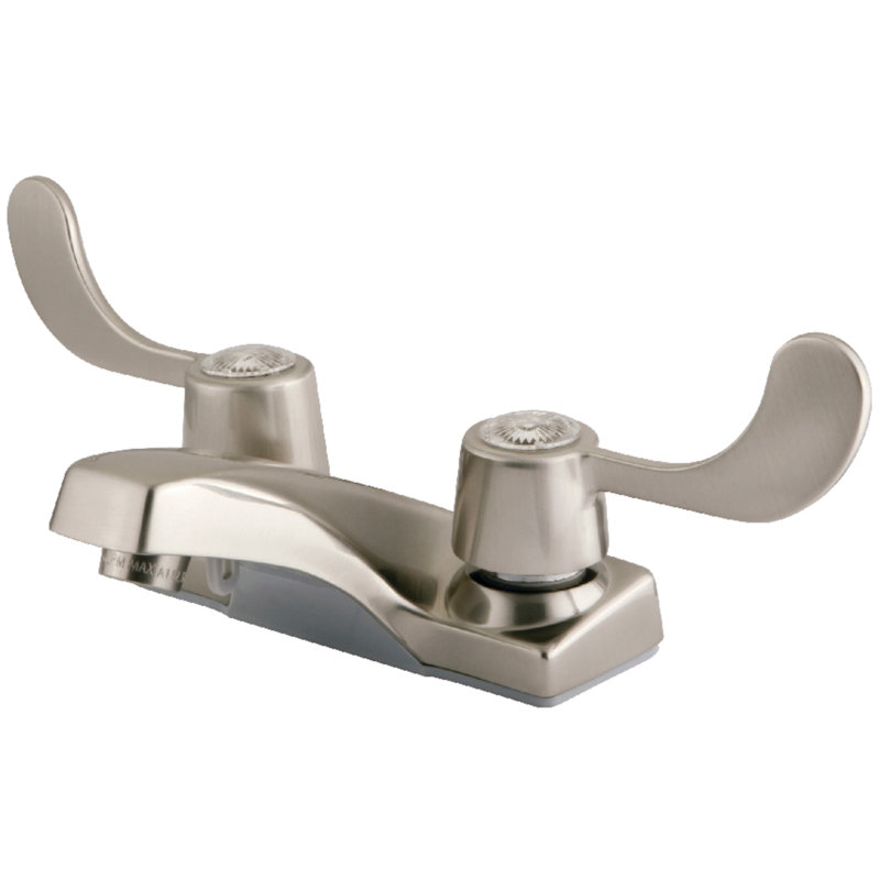 Americana Centerset Bathroom Faucet, Polished Chrome, Without Pop Up Drain
