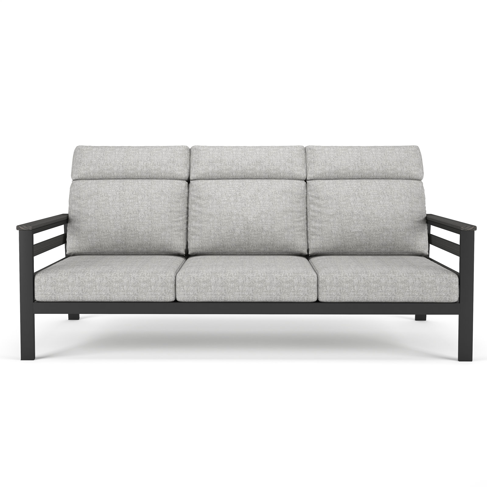 Townsend 80" Sunbrella® Patio Sofa, Canvas Granite, Gray