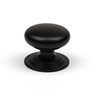 Matt Black Cup & Coordinating Knobs 