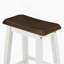 Ensemble de table de bar et chaises, ensemble de table de salle à manger 4 pièces, ensemble de table de petit-déjeuner industriel, pour salon, salle à manger, salle de jeux - gris antique blanc-2098915369-2098915351