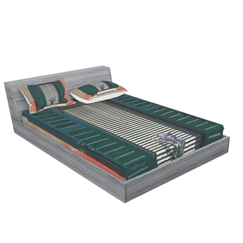 Microfiber Sheet Set, Queen Sheet Set with Fitted Sheet