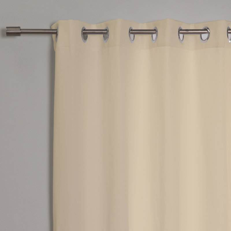 Analese Outdoor Grommet Curtain, Beige