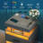 Keimar LED Nightstand with Charging Station, 2 Drawers End Table with Human Sensor 24 Colours Lights-1081628212