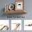 Floating Shelf In Melamine X2,Macadamia