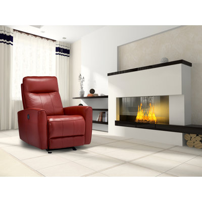 Garver Leather Power Recliner