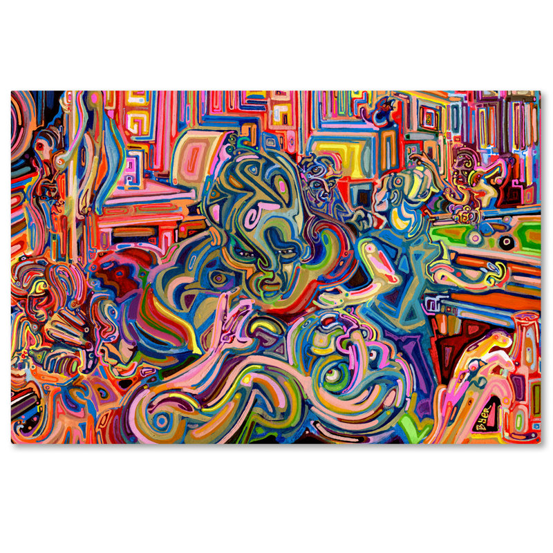 « modern diplomacy », reproduction d’impression sur toile tendue, H 16 po x l 24 po x P 2 po