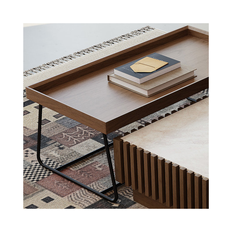 Table basse de style moderne et minimaliste