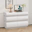 Commode 6 tiroirs pour chambre à coucher-2040454703