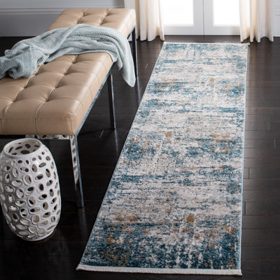 Tapis gris / bleu Hartigan