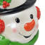 Décoration murale ou cimier de sapin bonhomme de neige pré-illuminé DEL de 48 cm (19 po) de Fraser Hill Farm, moulé par soufflage.