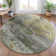 Machine Washable Indoor/Outdoor Xhevrie Olive Rug