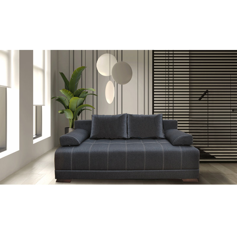 Full / Double 79'' Upholstered Convertible Sofa