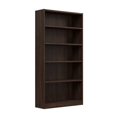 Bibliothèque à 5 tablettes Doyno, pour le rangement et la présentation dans le bureau personnel ou le salon