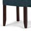 Ensemble de salle à manger contemporain 7 pièces avec table en bois massif et 6 chaises rembourrées Cosmopolitan / Eastwood-99553548