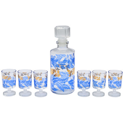 7 - Piece Glass Beverage Server Set
