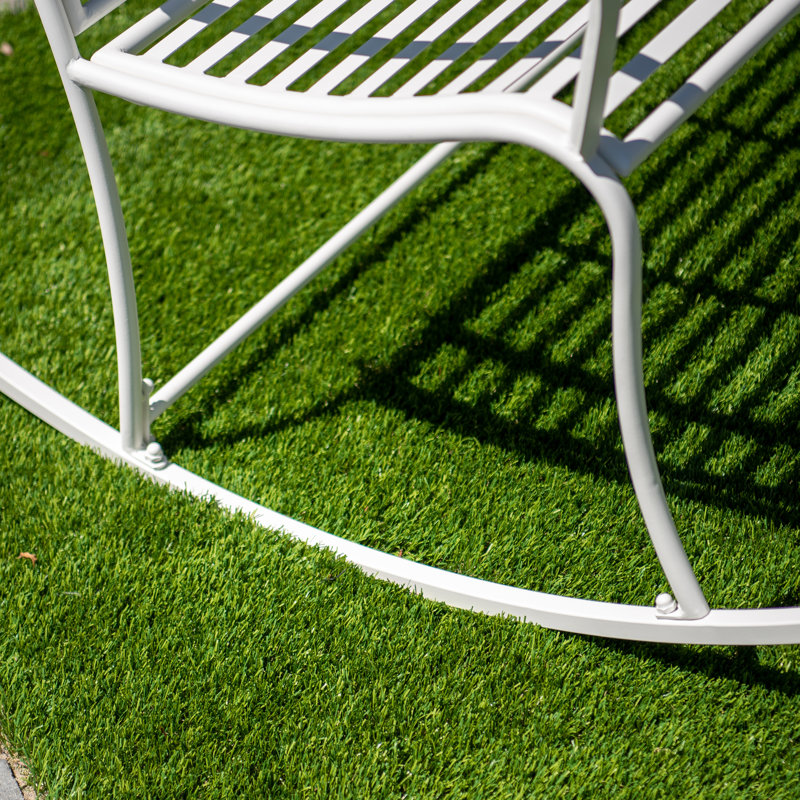 Banc berçant en fer XBrand, Blanc