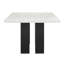 Ensemble de salle à manger Mobilier de salle à manger rectangulaire blanc-1353552613