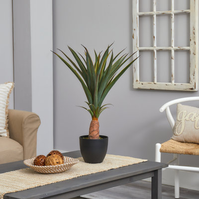 Plante agave artificielle en pot