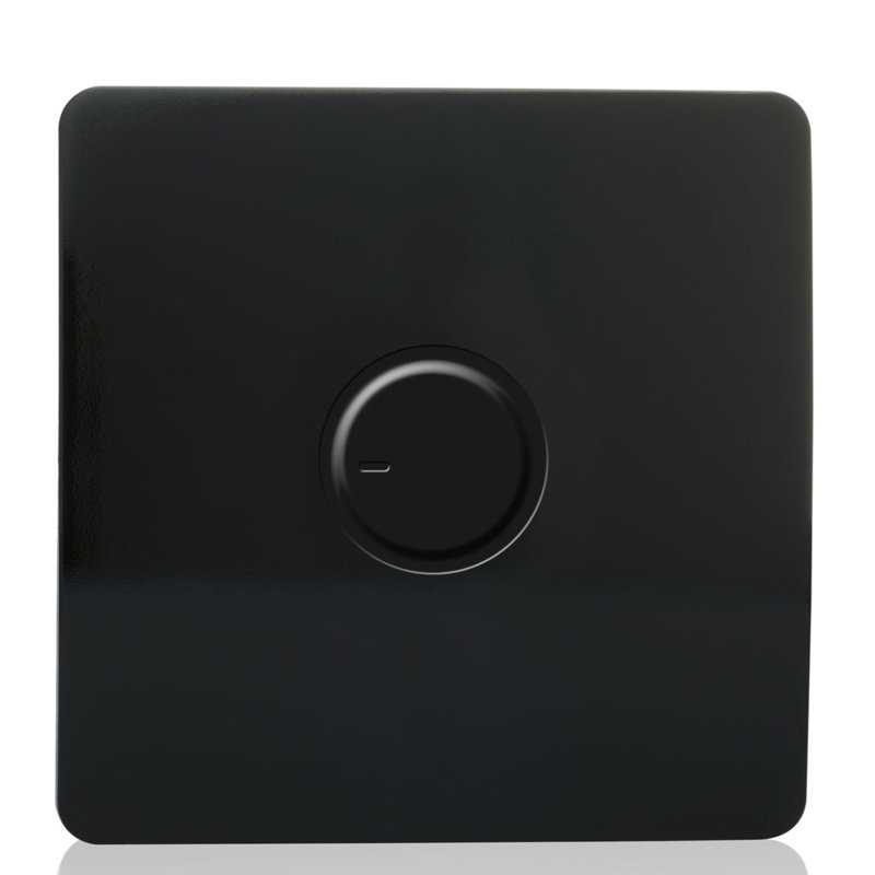 Wymondham Wall Mounted Dimmer, Gloss Black