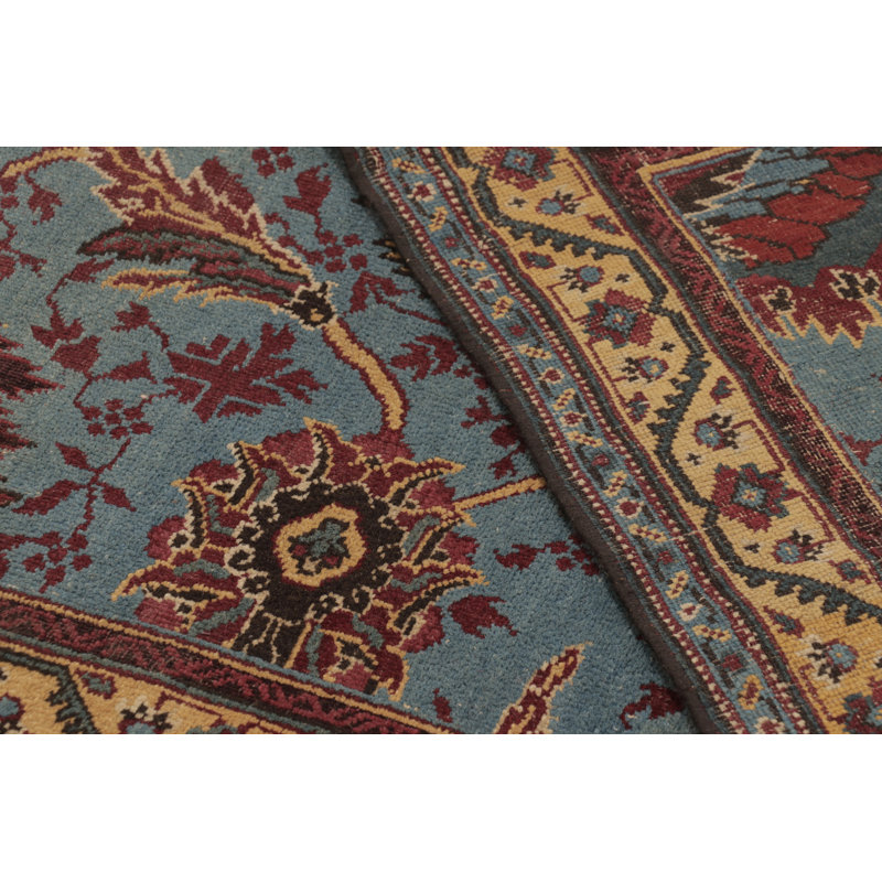 Antique 20Th Century Amritsar Rug With Intricate Floral Vinery - Rug & Kilim