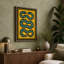 Three Serpents Art Deco - Wrapped Canvas-303834346-303834350