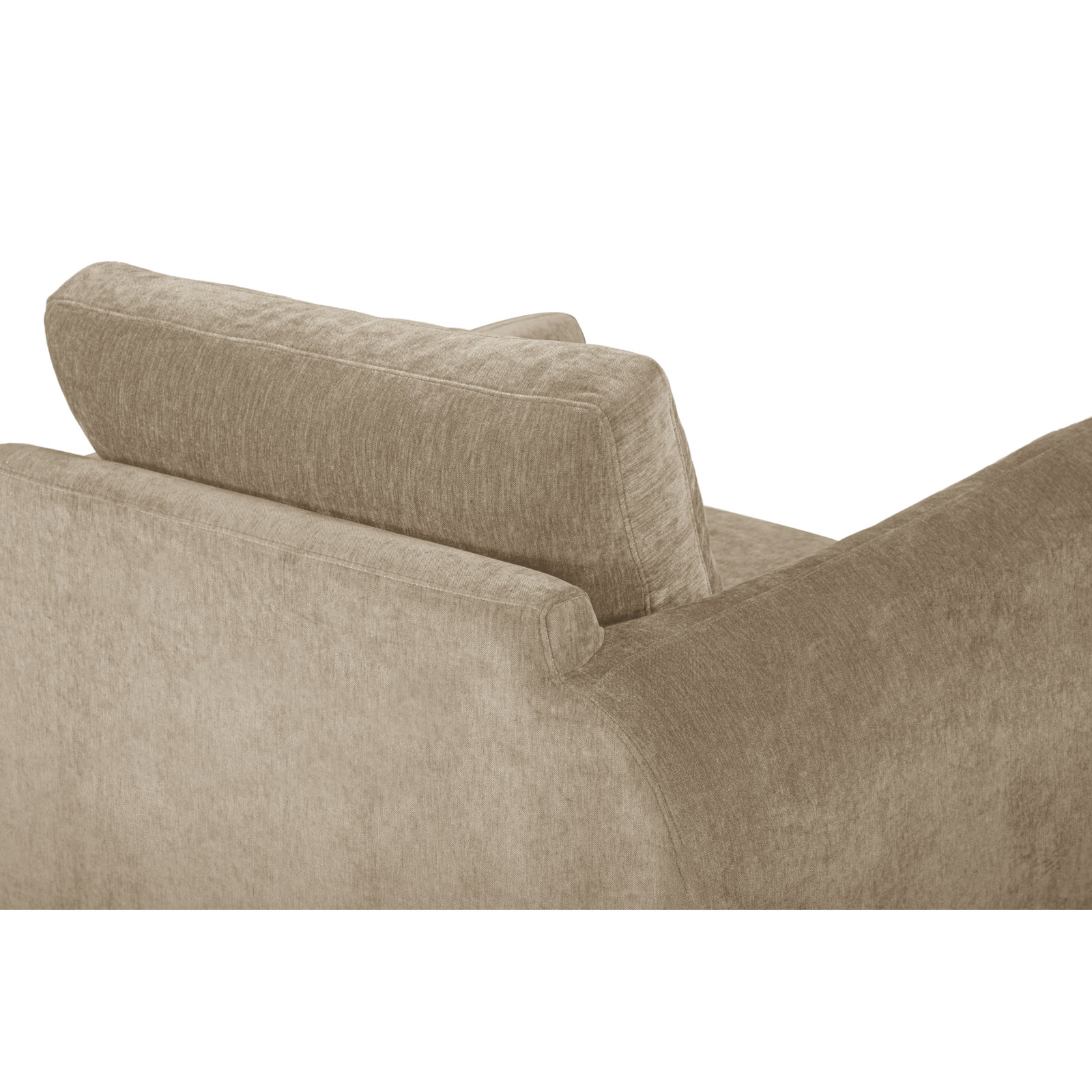 Leno Oak Armchair, Honeycomb Taupe Chenille