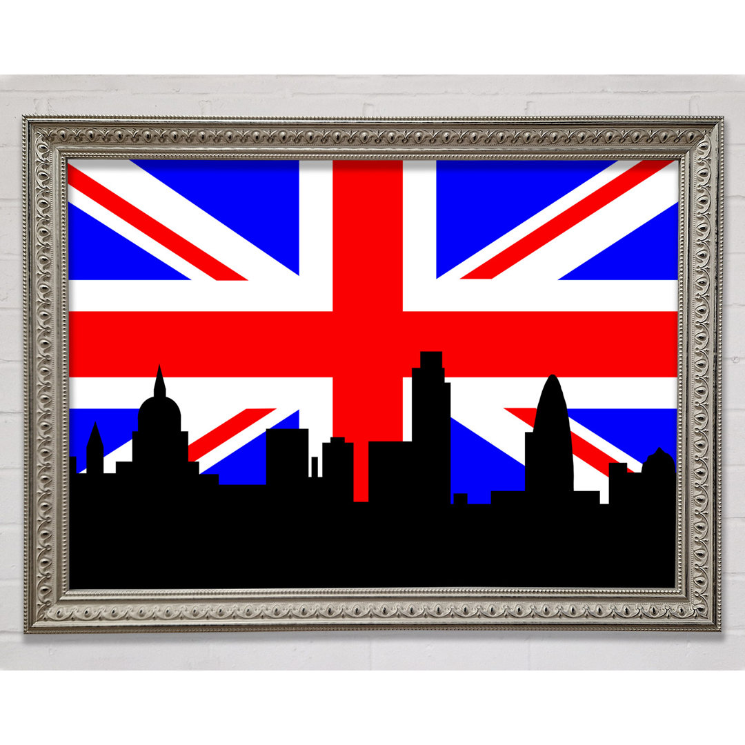 London City Great British Flag - Einzelner Bilderrahmen Kunstdrucke