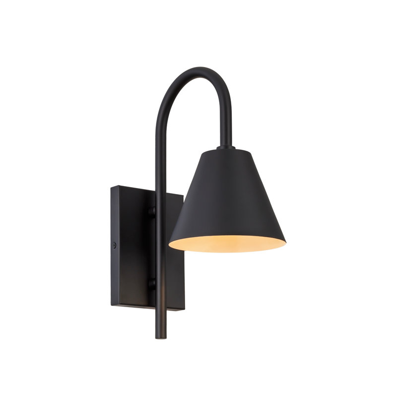 Eclipse Curved Arm Modern Wall Light