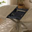 Table de salle à manger extensible rétro avec rallonge de 12 po-1665209763