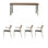 High quality solid wood table set